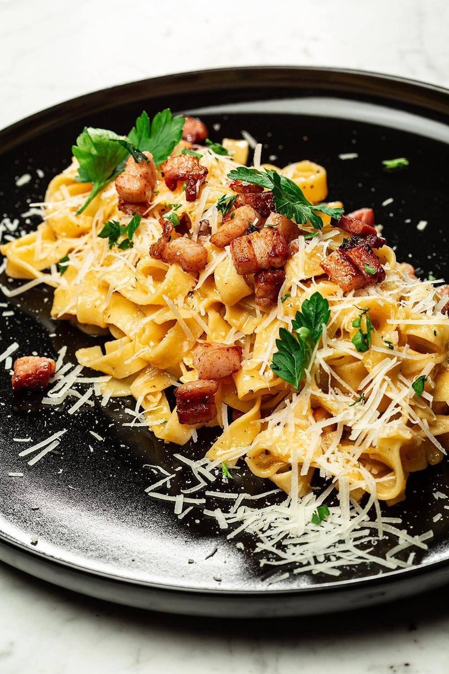 Tagliatelle carbonara